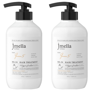 jmella 法式漫舞香水潤髮乳 NO.04 Queen 5, 頭皮護理, 多植物萃取, 保濕精油, 500ml, 2瓶