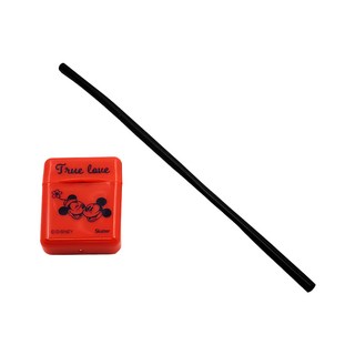 Skater Disney 米奇系列 矽膠吸管附收納盒, 1組