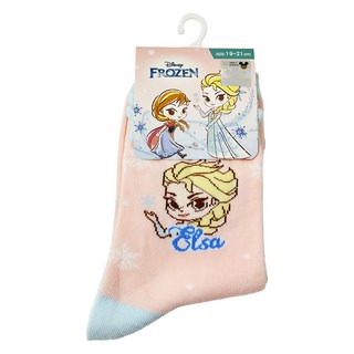 ONEDER 旺達棉品 冰雪奇緣系列 兒童款 襪子, 艾莎, 19~21cm