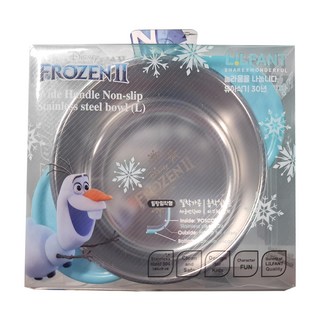 LiLFANT 冰雪奇緣 II 不鏽鋼大碗 (L) 寬邊手柄防滑, 1個