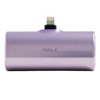 Iwalk Battery Twins兩用口袋電源 Type-C/Lightning 附保護套, LPX001, 薰衣紫