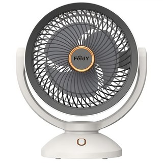 FerdY 佛迪 9吋 便攜埡口循環扇 FD-YK88, 6米遠風距 勁享自然風, 台式/掛式兩用, 四檔變頻風, 小夜燈照明