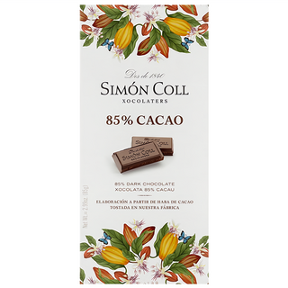 SIMON COLL 85% 黑巧克力片 85g*10*8, 1片