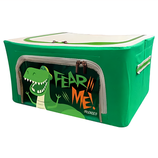 TOY STORY 玩具總動員 收納箱 22L 抱抱龍 深綠色 39 x 29 x 20cm, 1個
