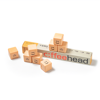 Global Garden 盛花園 Coffeehead 超方塊 義式深烘經典系列 即溶咖啡, 8顆, 2g, 1盒