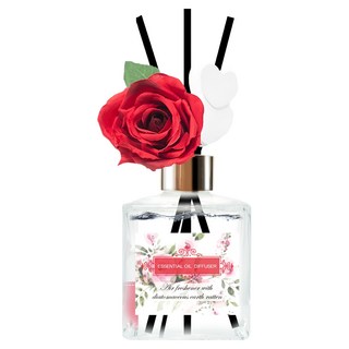 玫瑰法國浪漫珪藻土擴香瓶, 黑莓誘惑, 200ml, 1瓶