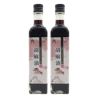 鑫隆 純正胡麻油 無添加防腐劑及色素, 500ml, 2瓶