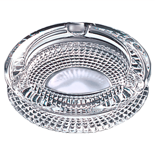 ADERIA GLASS 日製水晶雪茄皿菸灰缸 116 x 32mm, 透明色, 1個