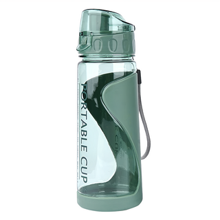 FOREVER 彈蓋式直飲運動水壺, 北歐綠, 1個, 570ml