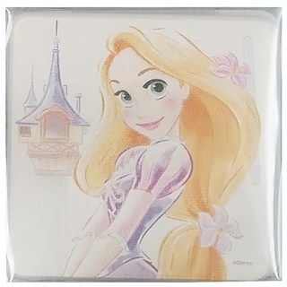 收納王妃 迪士尼公主 優雅珪藻土杯墊 2入, 長髮公主, 1組