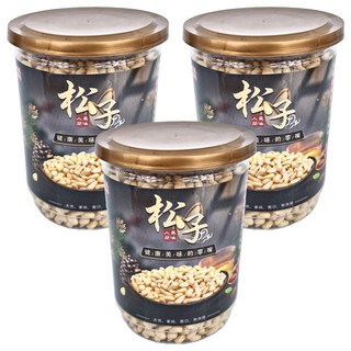 品鮮生活 極品野生紅松子 300g, 3罐