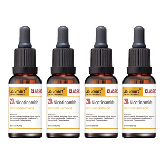 DR.HSIEH 達特醫 20%維生素B3菸鹼醯胺精華 淨化亮白緊緻調理修護 高效萬用性保養, 30ml, 4瓶