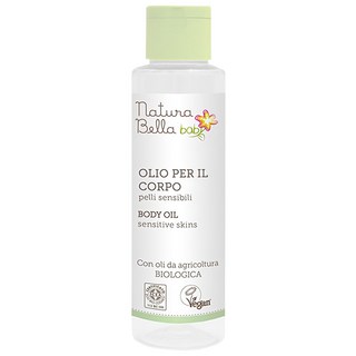 Natura Bella baby 貝拉寶貝 葵花籽嬰兒按摩油 敏感肌適用 義大利原裝進口, 100ml, 1瓶
