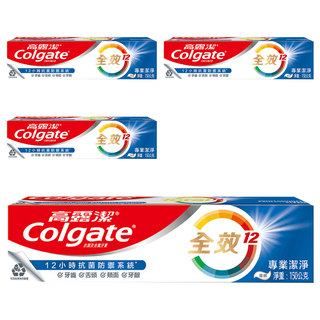 Colgate 高露潔 全效專業潔淨膏狀牙膏, 150g, 4條