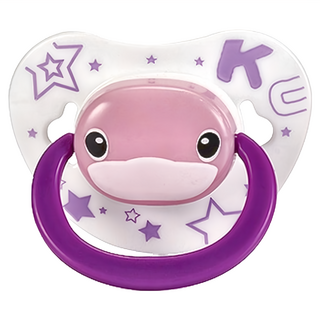 KU.KU Duckbill 酷咕鴨 拇指安撫奶嘴 初生, 粉色, 第1階段, 1個