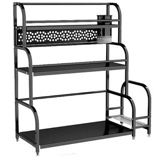 BM089 檯面調料置物架, 不鏽鋼表面烤漆, 30-50公分寬度可選, 兩層/三層, 40cm, 1個