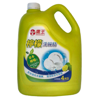 KINGEAGLE 鷹王 檸檬洗碗精 4kg 草本檸檬 潔淨清爽不油膩, 1桶