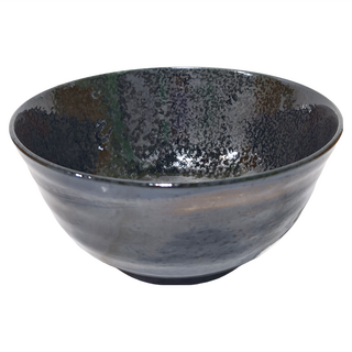 JUST HOME 日本製陶瓷輕量麵碗780ml 3入, 黑色, 1組