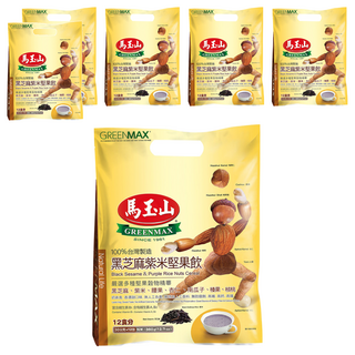 馬玉山 黑芝麻紫米堅果飲, 30g, 12包, 6袋