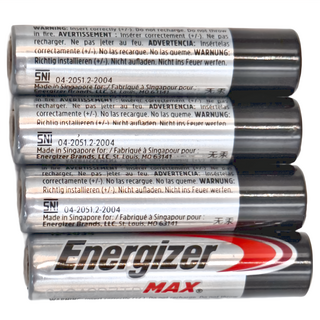 Energizer 勁量 MAX 鹼性4號電池, 4顆, 1組