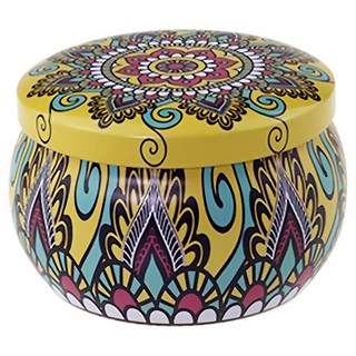 樂邦 復古鐵罐香氛大豆蠟蠟燭, D2003 小蒼蘭, 105g, 1個