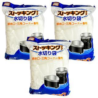 GOODIE FOODIE 水槽排水孔過濾網 特大號, 100入, 3包