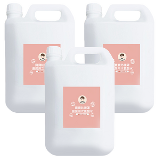 BUBUBOSS 寶寶防護罩 廚房用次氯酸水 超值補充瓶, 4L, 3桶