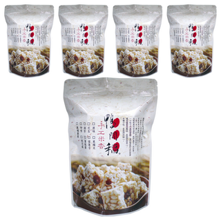 鴨間稻 手工米香 原味白米 120g 全素vegan, 5包