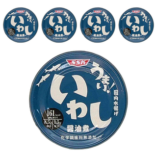 SSK 清水食品 清水醬油沙丁魚罐 日本宮城縣產, 150g, 5罐