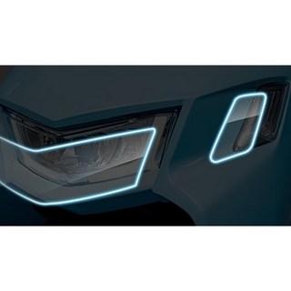 AEON Ai3 方向燈貼 犀牛皮抗UV材質, 透明色, 1張