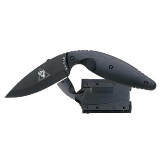 Ka-Bar 直刀 TDI大款執法刀 Aus-8A鋼黑色塗層 Zytel尼龍刀柄 MOLLE兼容刀鞘, KA1482, 1支