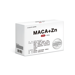 井上生醫 CANIS LUPUS MACA+Zn 瑪卡鋅膠囊 60顆/500mg, 1盒