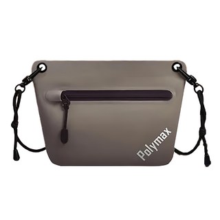 Polymax 寶麗美斯 防水隨身三角包, 深灰色