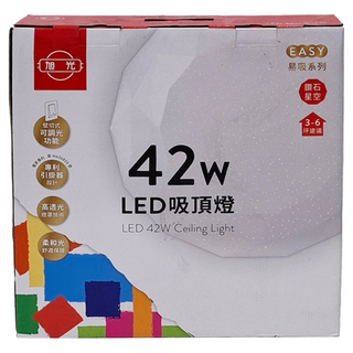 旭光 42W 壁切吸頂燈 450 x 102mm 6500K, 晝光色