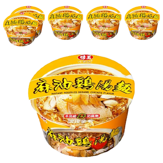 味王 麻油雞湯麵 85g, 6入