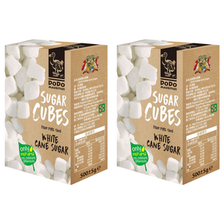 DODO 渡渡鳥 白蔗糖塊 天然蔗糖, 500g, 2盒