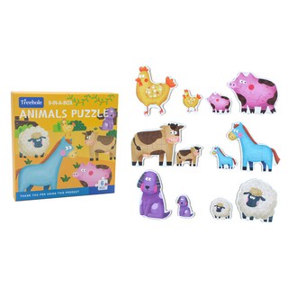 Oh Baby Laugh 農場動物系列六合一拼圖 Set, 1組