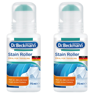 Dr.Beckmann 貝克曼博士 潔淨去漬滾珠 75ml 便攜系列 適用於油污/醬汁/紅酒漬/草漬/化妝品等污漬, 2瓶