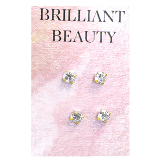 耀眼美人 閃耀鋯石鑽養耳棒鈦閃耀/鈦鋼耳環