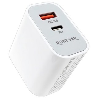 RONEVER 20W PD電源供應器, 白色, 1個