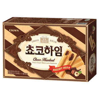 CROWN 皇冠 HEIM 榛果可可夾心威化酥, 284g, 1盒