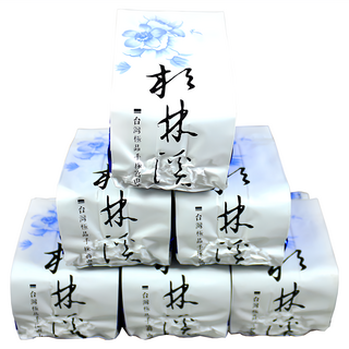 龍源茶品 鑫龍源 杉林溪極品手採花香高山烏龍茶葉 附提袋, 1組, 6包, 150g