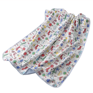竹纖維三層嬰兒防水隔尿墊 交通工具（加大有鬆緊帶）, 180 x 200cm, 1個