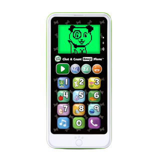 LeapFrog 跳跳蛙 炫光智慧小手機 電子螢幕 學習數字與算數, 白色, 1個