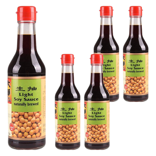 大華醬油 特級純釀造醬油 生抽, 305ml, 5瓶