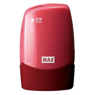 MAX 美克司 滾輪保密章+拆信刀 SA-151RL/P2, 桃紅色, 1個