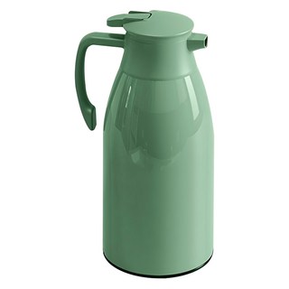 Mass 雙層保溫壺/熱水瓶 小 莫蘭迪綠 1L 保溫效果佳 簡約設計, 1個