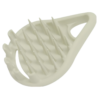 VeSS 水滴洗髮按摩梳, 頭皮按摩, 彈力指壓, 白色, 1個