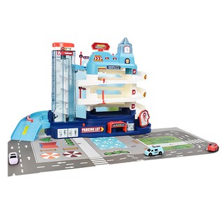 PLAYFUL TOYS 頑玩具 聲光停車場大樓, 混和顏色, 1盒