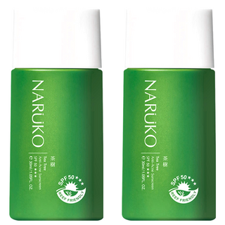NARUKO 牛爾 台灣公司貨 茶樹抗痘潤色隔離液 SPF50+++, 30ml, 2瓶